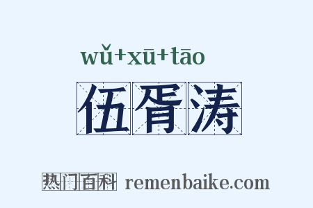 伍胥涛是什么意思的图片